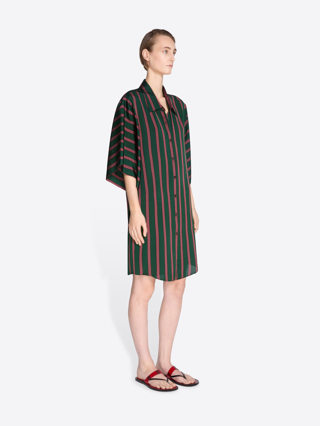 Viscose Silk Shirt Dress