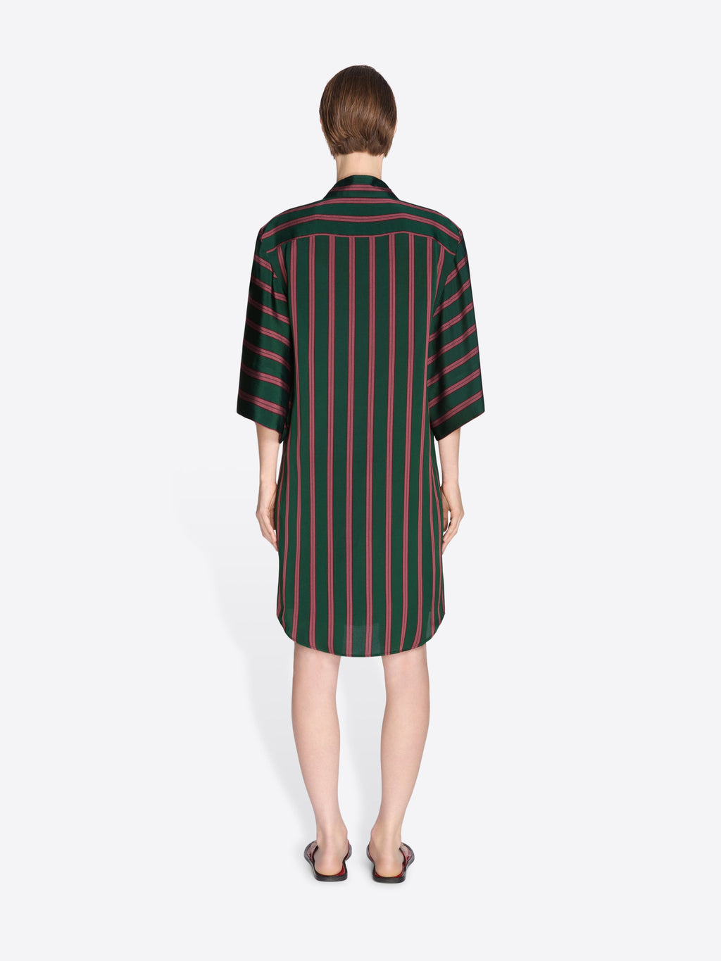 Viscose Silk Shirt Dress