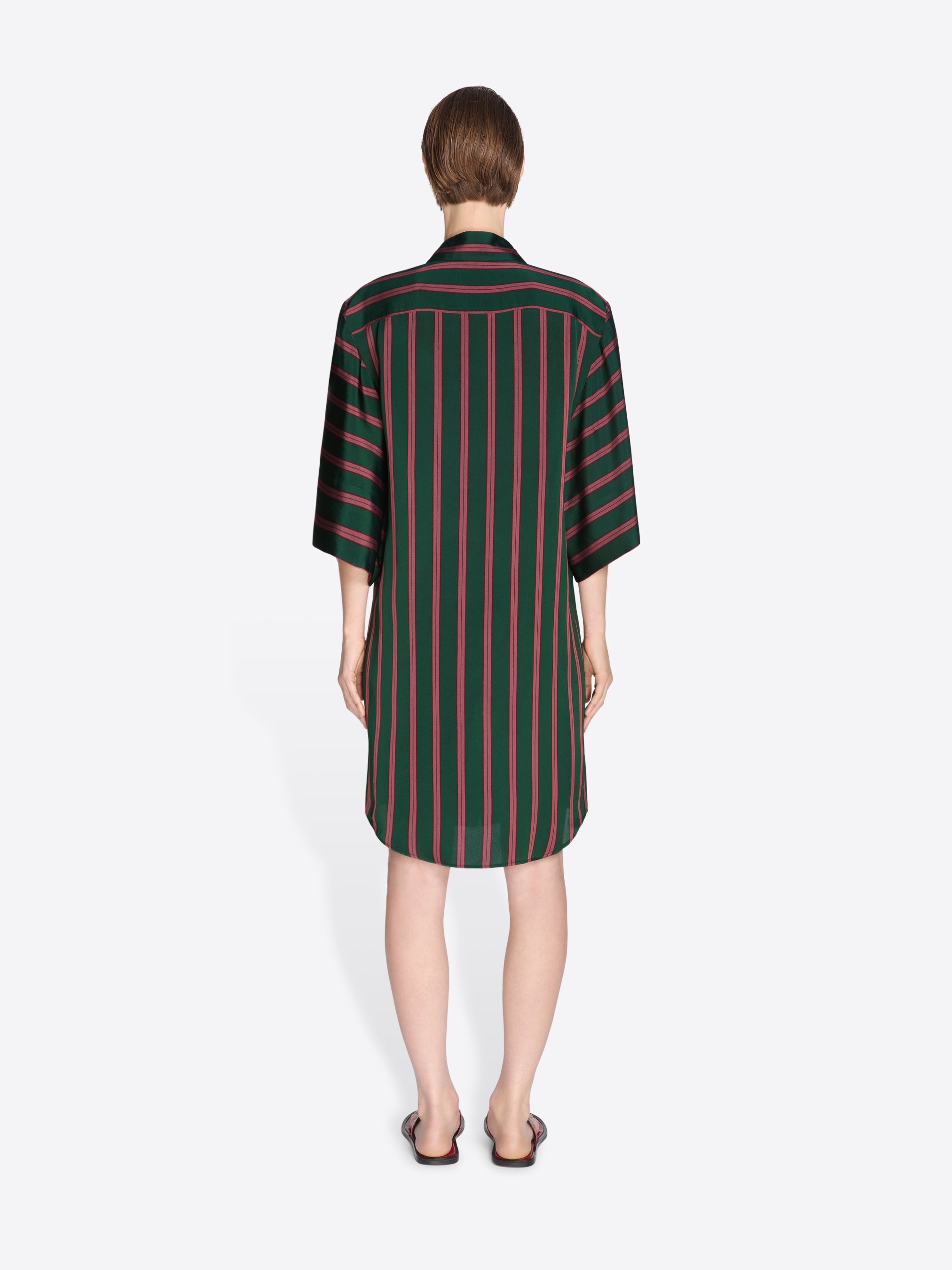 Viscose Silk Shirt Dress