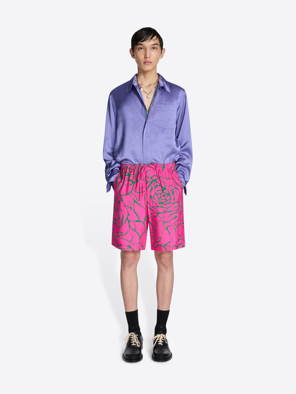 Viscose Twill Shorts