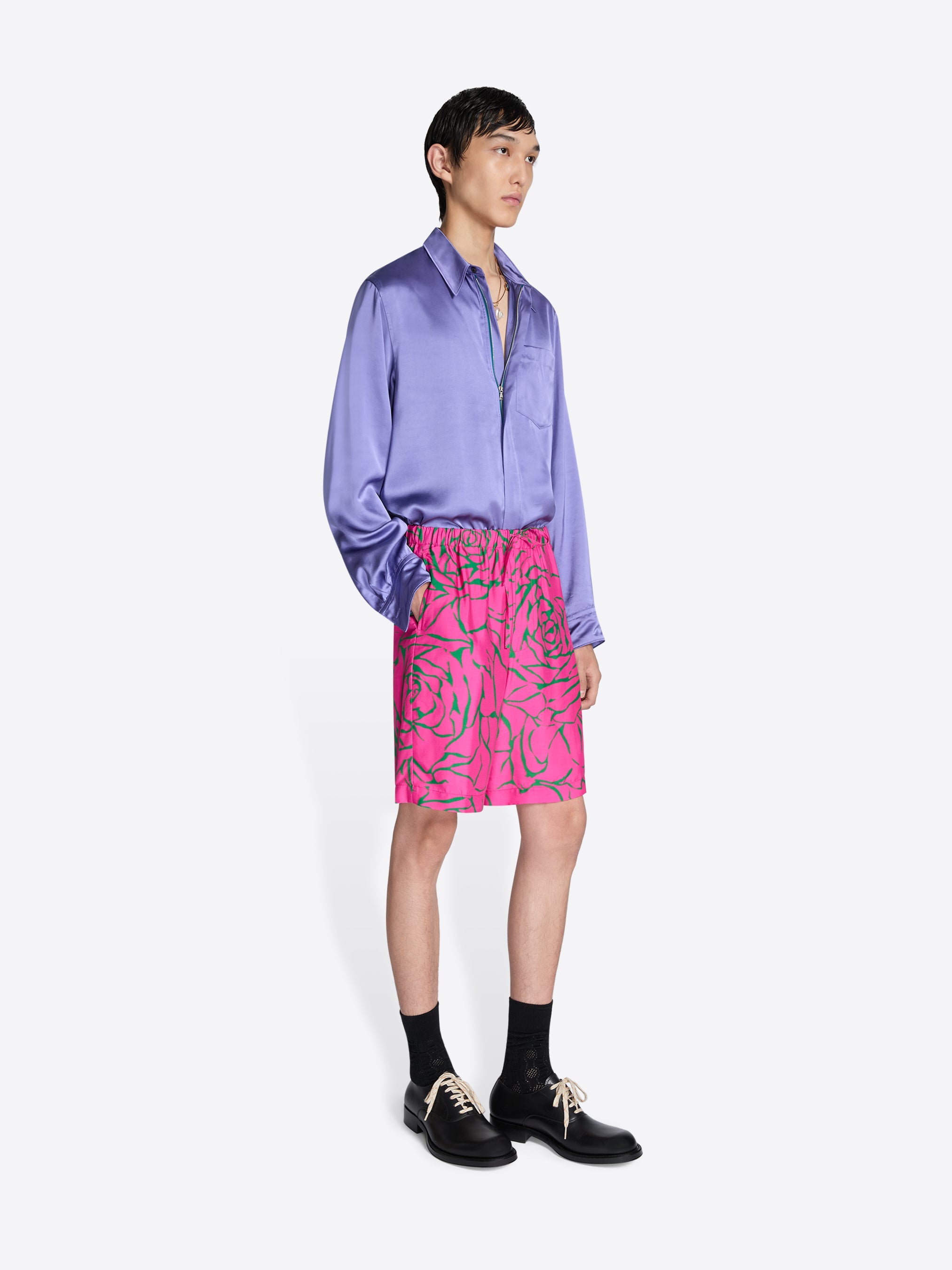 Viscose Twill Shorts