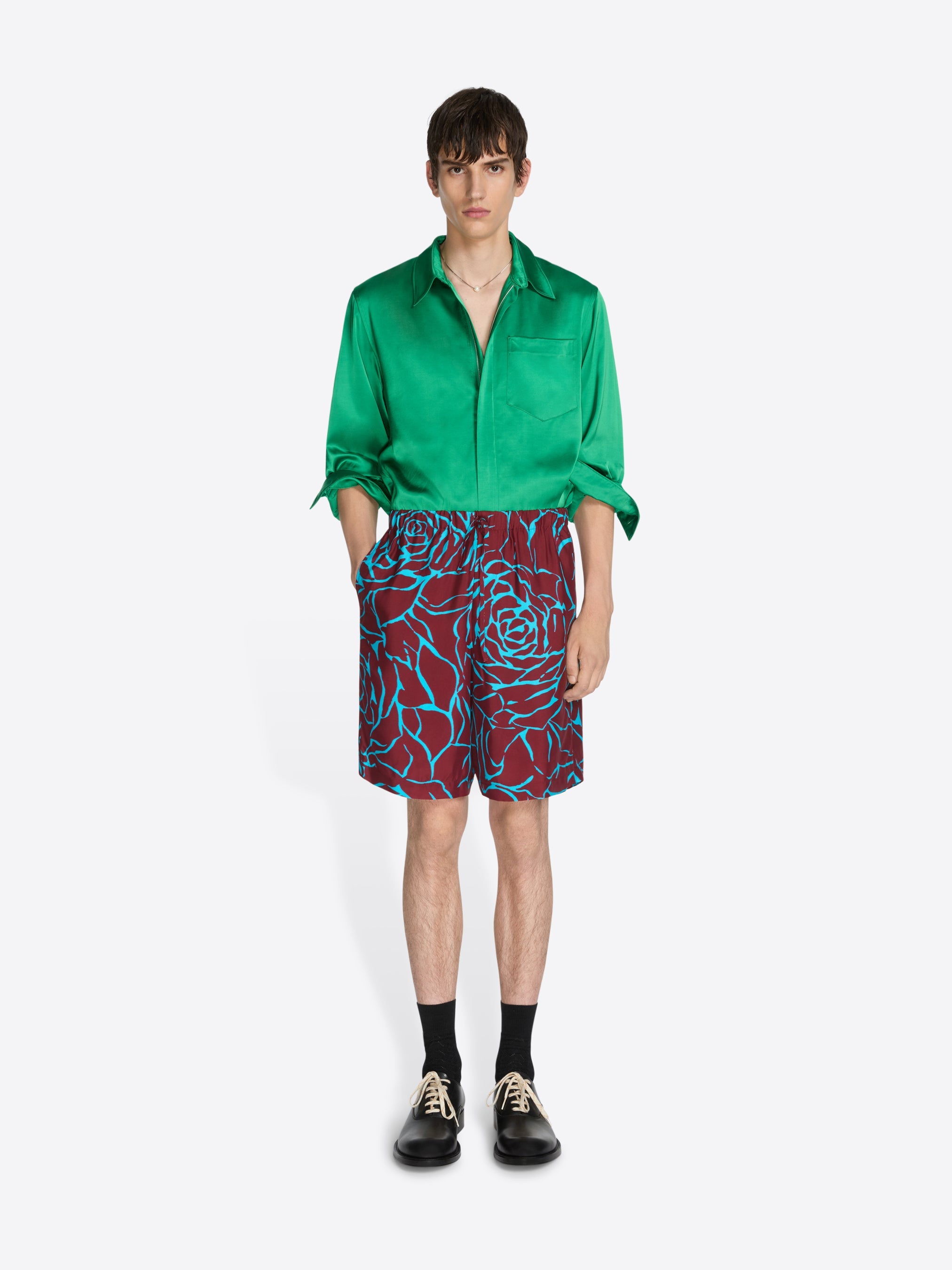 Viscose Twill Shorts