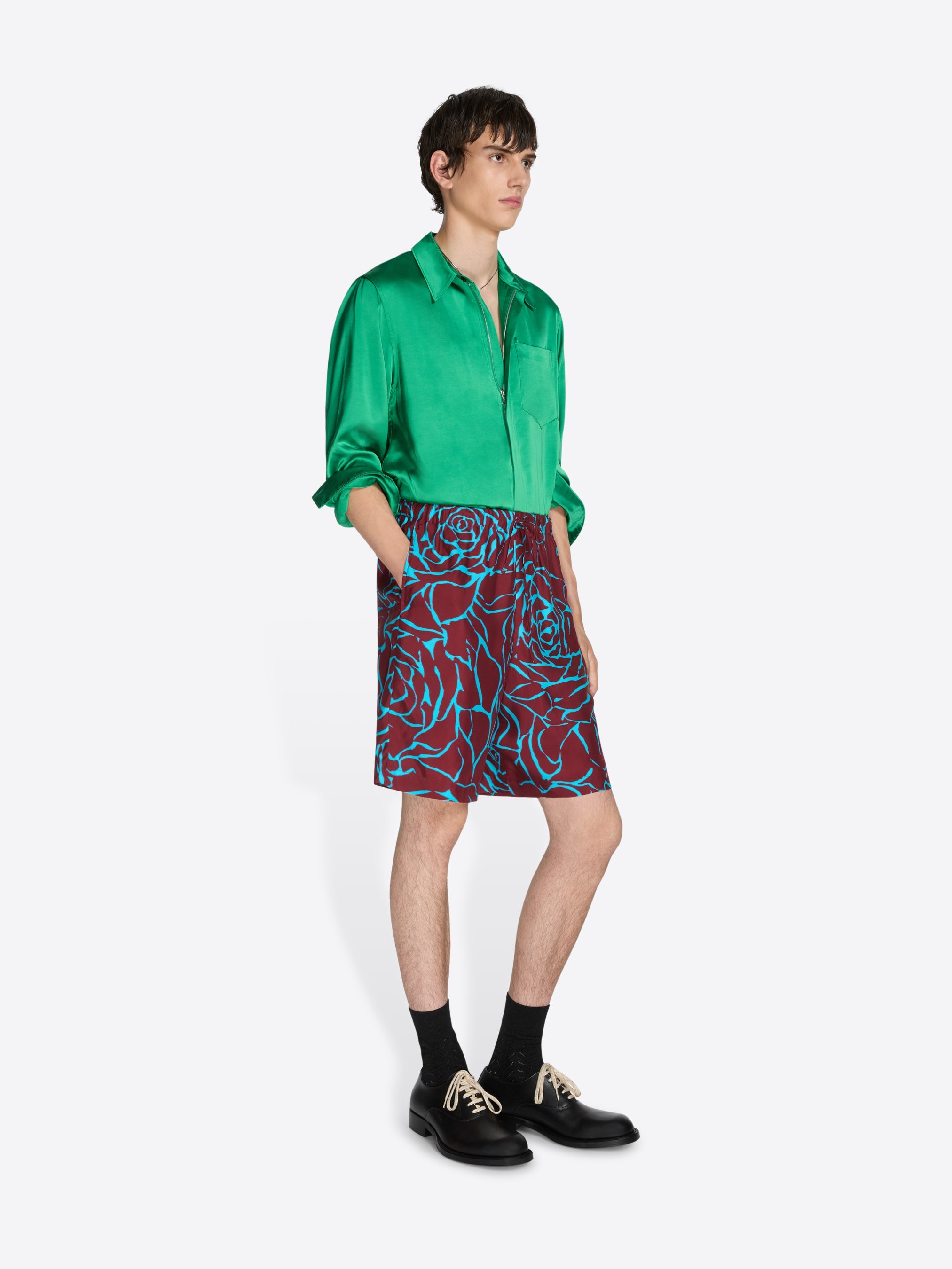 Viscose Twill Shorts