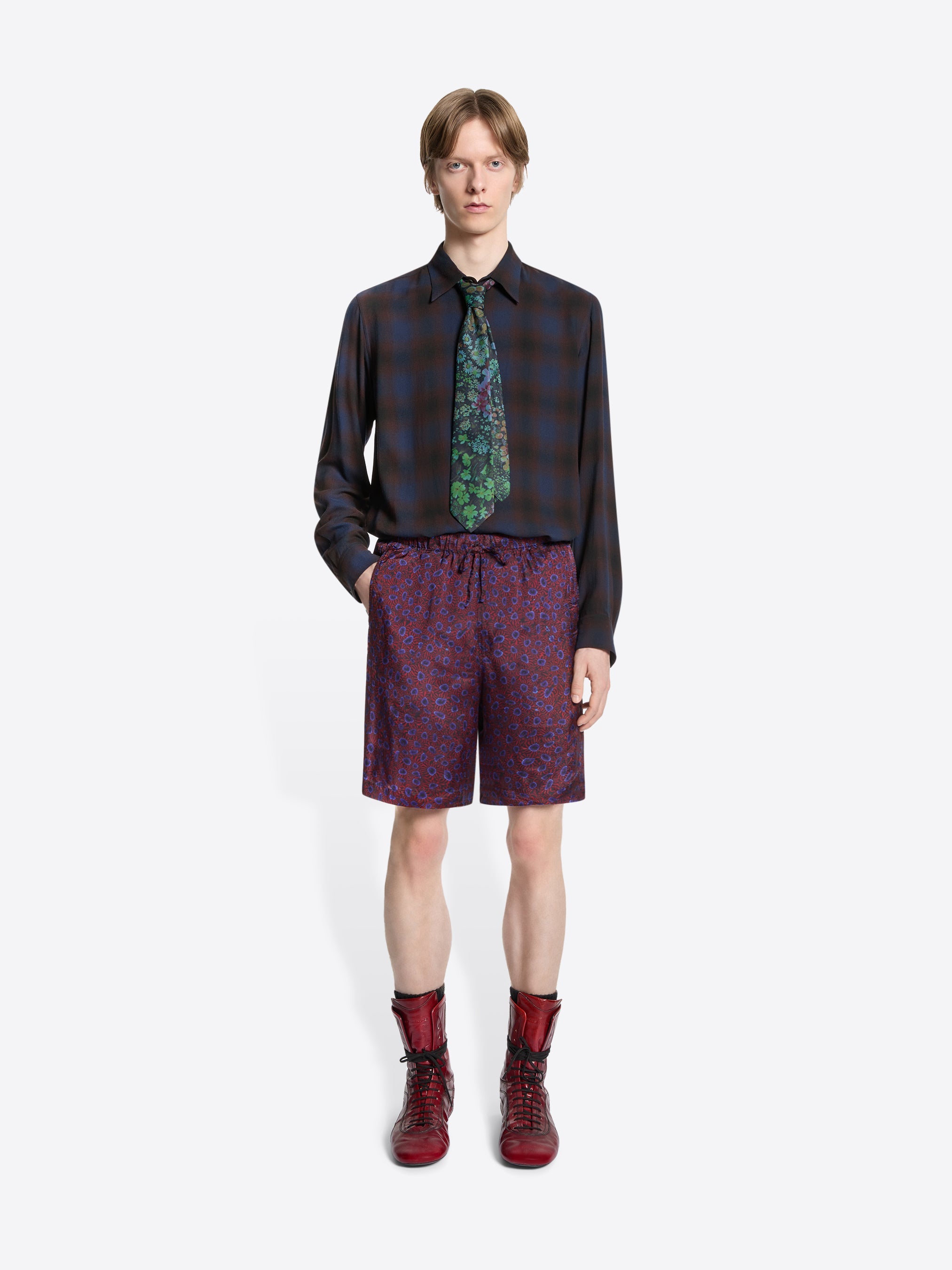 Viscose Twill Shorts