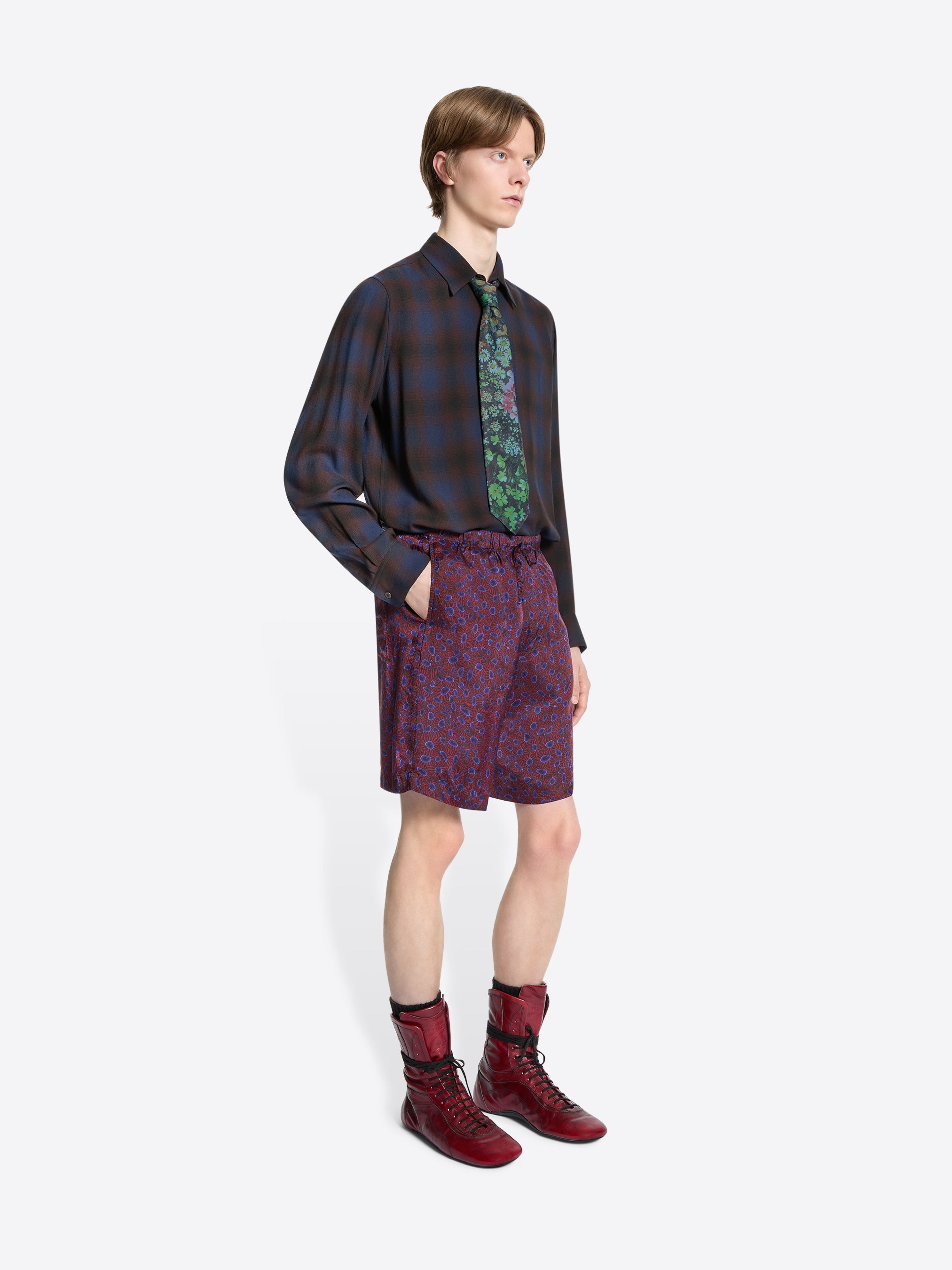 Viscose Twill Shorts